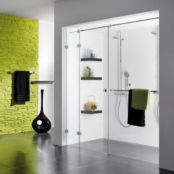 Ganzglasdusche Nische